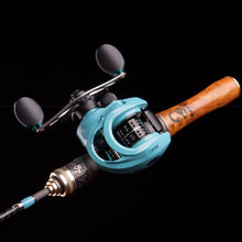 Load image into Gallery viewer, 1.37/1.5M Carbon Wood Baitcasting Rod UL Ultra-Light Action Lure Rod for Creek and Minnow Fishing