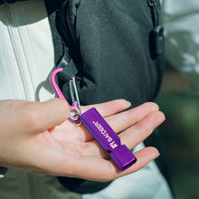Load image into Gallery viewer, Multi-Function Outdoor Survival Whistle High-Decibel Aluminum Emergency Whistle with D-Ring Buckle