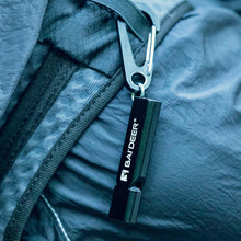 Load image into Gallery viewer, Multi-Function Outdoor Survival Whistle High-Decibel Aluminum Emergency Whistle with D-Ring Buckle