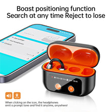 Load image into Gallery viewer, Clip-On Bluetooth Earbuds with Color Screen AI Smart Translation Stereo Wireless Earphones for Sports and Running-XG42