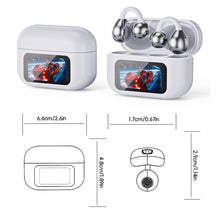 Load image into Gallery viewer, Clip-On Bluetooth Earbuds with Color Screen AI Smart Translation Stereo Wireless Earphones for Sports and Running-XG42