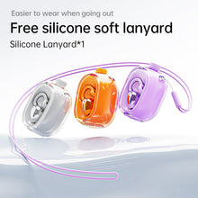 Load image into Gallery viewer, Bluetooth Earbuds with Rotating Charging Case Clip-On AI Translation HD Call Sports Earphones-JM47