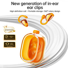 Load image into Gallery viewer, Bluetooth Earbuds with Rotating Charging Case Clip-On AI Translation HD Call Sports Earphones-JM47