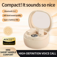 Load image into Gallery viewer, Semi-In Ear Wireless Bluetooth Earbuds Super Long Endurance Short Stem ENC Call Noise Reduction Sleep Headphones -M400L