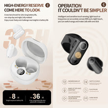 Load image into Gallery viewer, Semi-In Ear Wireless Bluetooth Earbuds Super Long Endurance Short Stem ENC Call Noise Reduction Sleep Headphones -M400L