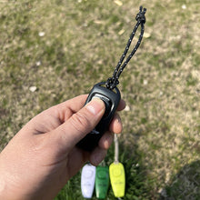 Load image into Gallery viewer, Outdoor Camping Mountaineering Survival Whistle with Lanyard High-Decibel Push-Button Emergency Whistle for Sports Safety