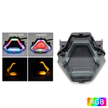 Load image into Gallery viewer, Motorcycle LED Tail Light Rear Brake Lamp Integrated Turn Signal Remote Control RGB Colorful Light for Yamaha MT-07/25 R3 R25 Y15 V1 V2 LED Taillight