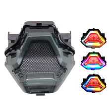 Load image into Gallery viewer, Motorcycle LED Tail Light Rear Brake Lamp Integrated Turn Signal Remote Control RGB Colorful Light for Yamaha MT-07/25 R3 R25 Y15 V1 V2 LED Taillight