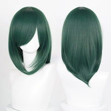 Load image into Gallery viewer, 40cm Medium Basic Anime Cosplay Wig Bang Blond Black White Red Pink Green Brown Gold Blue Heat Resistant Synthetic Hair Wigs