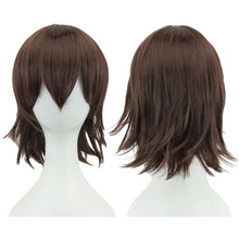 Load image into Gallery viewer, Anime Short Straight Cosplay Wig Black White Green Brown Purple Blue Gray Red Gold Man Women Heat Resistant Synthetic Hair