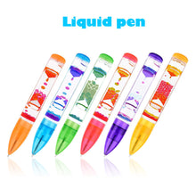 Load image into Gallery viewer, 1pc Liquid Motion Bubble Pen-Retractable Ballpoint 6 Colors Anxiety Relief Stress-Free Writing Cool Relax Pen for Study/Office