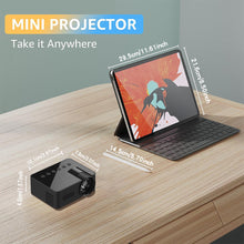 Load image into Gallery viewer, YT100 Projector Mini Portable High Quality Beamer Outdoor Camping Projector Smartphone Wireless Mirroring Supported Home Theater
