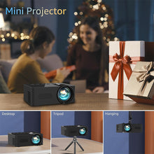 Load image into Gallery viewer, YT100 Projector Mini Portable High Quality Beamer Outdoor Camping Projector Smartphone Wireless Mirroring Supported Home Theater
