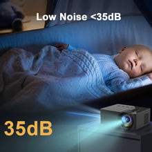 Load image into Gallery viewer, YT100 Projector Mini Portable High Quality Beamer Outdoor Camping Projector Smartphone Wireless Mirroring Supported Home Theater