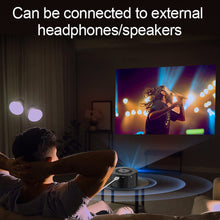 Load image into Gallery viewer, YT200 Mini Projector LED Home Media Player Audio Portable Proyectors 320X240 Pixels Black USB Video Beamer For iPhone Android