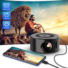 Load image into Gallery viewer, YT200 Mini Projector LED Home Media Player Audio Portable Proyectors 320X240 Pixels Black USB Video Beamer For iPhone Android