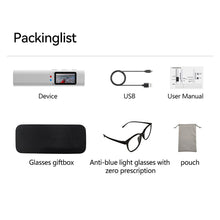 Load image into Gallery viewer, 2.7K Mini FPV Eyeglasses Video Shooting Micro-camera HD WiFi Intelligent Headset Glasses Video&Sound Recording WiFi APP Control
