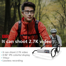 Load image into Gallery viewer, 2.7K Mini FPV Eyeglasses Video Shooting Micro-camera HD WiFi Intelligent Headset Glasses Video&Sound Recording WiFi APP Control