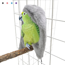 Load image into Gallery viewer, Plush Parrot Windproof Hanging Nest Warm Cozy Bird Blanket Snuggle Hut Parrot Lovers Owner Winter Aviary Use Bird Cage Accessories