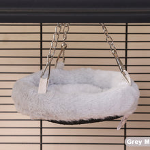 Load image into Gallery viewer, Plush Parrot Hanging Nest Warm Cozy Bird Blanket Snuggle Hut Swing Parrot Lovers Owner Winter Aviary Use Bird Cage Accessories