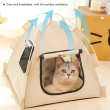 Load image into Gallery viewer, Foldable Pet Tent Cat House All-Season Portable Enclosed Cozy Multi-Pet Pet Nest Indoor Travel Pet Bed Cat/Dog Supplies