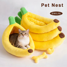Load image into Gallery viewer, 1-20KG Banana/Carrot Pet Bed Refillable Dog Cat Mat House Washable Cozy Pet Nest For Pet Winter Accessories