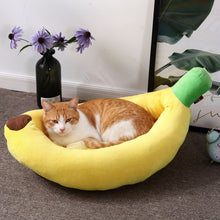 Load image into Gallery viewer, 1-20KG Banana/Carrot Pet Bed Refillable Dog Cat Mat House Washable Cozy Pet Nest For Pet Winter Accessories