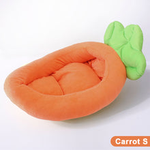 Load image into Gallery viewer, 1-20KG Banana/Carrot Pet Bed Refillable Dog Cat Mat House Washable Cozy Pet Nest For Pet Winter Accessories