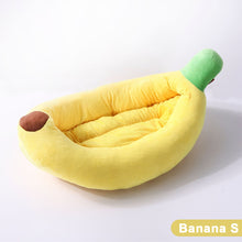 Load image into Gallery viewer, 1-20KG Banana/Carrot Pet Bed Refillable Dog Cat Mat House Washable Cozy Pet Nest For Pet Winter Accessories