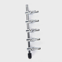 Load image into Gallery viewer, Adjustable Air Flow Control Valve T-Type Air Splitter Manifold for Fish Tank Oxygen Pump Aquarium Air Distributor
