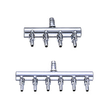 Load image into Gallery viewer, Adjustable Air Flow Control Valve T-Type Air Splitter Manifold for Fish Tank Oxygen Pump Aquarium Air Distributor