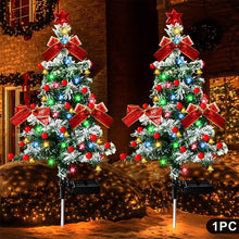 Load image into Gallery viewer, Multi-style Solar Christmas Tree Light Snowy Tree Style Yard Lamp Waterproof Outdoor Decoration Garden Lighting Seasonal Holiday Ornament
