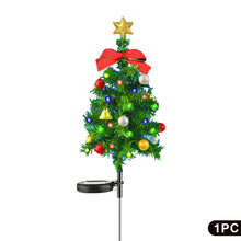 Load image into Gallery viewer, Multi-style Solar Christmas Tree Light Snowy Tree Style Yard Lamp Waterproof Outdoor Decoration Garden Lighting Seasonal Holiday Ornament