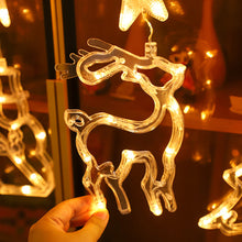 Load image into Gallery viewer, LED Christmas Lights Suction Cup Mount Classic Christmas Figures Indoor Outdoor Christmas Window Decoration Use Holiday Lighting Products