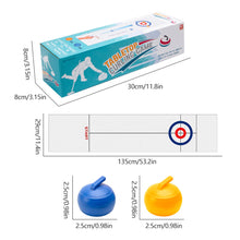 Load image into Gallery viewer, Tabletop Curling Game Set Indoor Multiplayer Team Competition Party Ice Curling Battle Simulation Toy Sport Family Game Night Essential