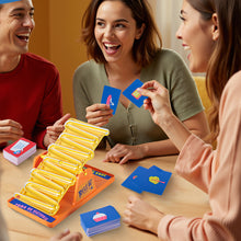 Load image into Gallery viewer, Seesaw Dueling Game Tumbling Marbles Question Cards Interactive Game Fast-Paced Action & Answer Brain & Reflex Family Friends & Couples Party Game Night
