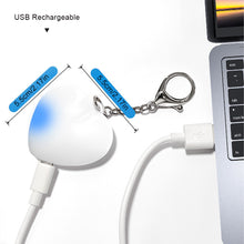 Load image into Gallery viewer, Multifunctional LED Glowing Star Pendant Keychain Rechargeable Touch Control Fashion Novelty Light Up Keychain For Bag Decoration Night Out Accessory