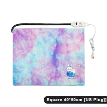 Load image into Gallery viewer, Waterproof Pet Heating Pad With Timer Cat Dog Heated Mat Temperature Adjustable Electric Blanket With Anti-bite Tube Dog Sleeping Supplies