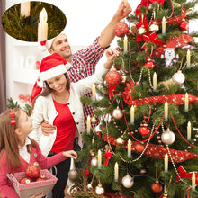 Load image into Gallery viewer, 1/2/3m LED Christmas Candle String Lights with Clips Battery Powered Flameless Candle Lights for Xmas Tree Holiday Wire Lighting Home Decor