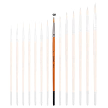 Load image into Gallery viewer, Artist Nylon Brush Set Wood Handle Watercolor Brush Beginner Professional Wall Painting Acrylic Paint Board Tools Art Supplies