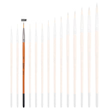 Load image into Gallery viewer, Artist Nylon Brush Set Wood Handle Watercolor Brush Beginner Professional Wall Painting Acrylic Paint Board Tools Art Supplies