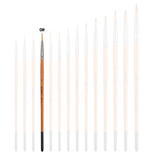 Load image into Gallery viewer, Artist Nylon Brush Set Wood Handle Watercolor Brush Beginner Professional Wall Painting Acrylic Paint Board Tools Art Supplies