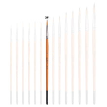 Load image into Gallery viewer, Artist Nylon Brush Set Wood Handle Watercolor Brush Beginner Professional Wall Painting Acrylic Paint Board Tools Art Supplies