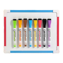 Load image into Gallery viewer, 1PC/8PCS Magnetic Whiteboard Markers Erasable Liquid Chalk Markers with Eraser Water-base Ink Quick Drying Office Supplies