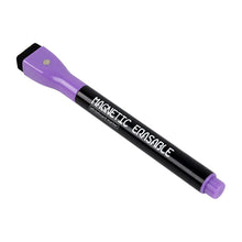 Load image into Gallery viewer, 1PC/12PCS Magnetic Whiteboard Markers Erasable Liquid Chalk Markers with Eraser Water-base Ink Quick Drying Office Supplies
