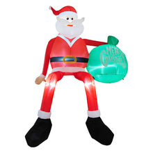 Load image into Gallery viewer, 4ft-8.2ft Christmas Inflatable Set Santa Snowman LED Air Blown Figure EU/US/UK/AU Waterproof Outdoor Garden Christmas Yard Holiday Decor