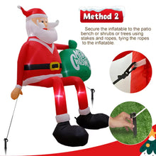 Load image into Gallery viewer, 4ft-8.2ft Christmas Inflatable Set Santa Snowman LED Air Blown Figure EU/US/UK/AU Waterproof Outdoor Garden Christmas Yard Holiday Decor