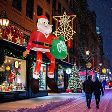 Load image into Gallery viewer, 4ft-8.2ft Christmas Inflatable Set Santa Snowman LED Air Blown Figure EU/US/UK/AU Waterproof Outdoor Garden Christmas Yard Holiday Decor