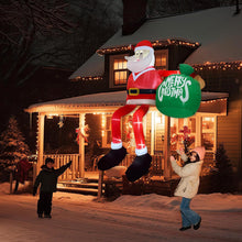 Load image into Gallery viewer, 4ft-8.2ft Christmas Inflatable Set Santa Snowman LED Air Blown Figure EU/US/UK/AU Waterproof Outdoor Garden Christmas Yard Holiday Decor