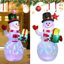 Load image into Gallery viewer, 1.5M Christmas Inflatable Set EU/US/UK/AU Santa Snowman LED Air Blown Figure Waterproof Outdoor Garden Christmas Yard Holiday Decor